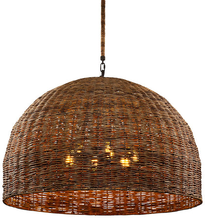 Huxley 43 3/4" Wide Tidepool Bronze LED Basket Pendant Light