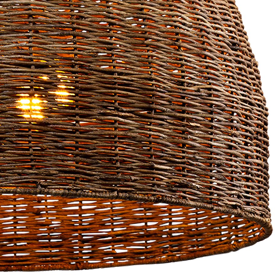 Huxley 43 3/4" Wide Tidepool Bronze LED Basket Pendant Light