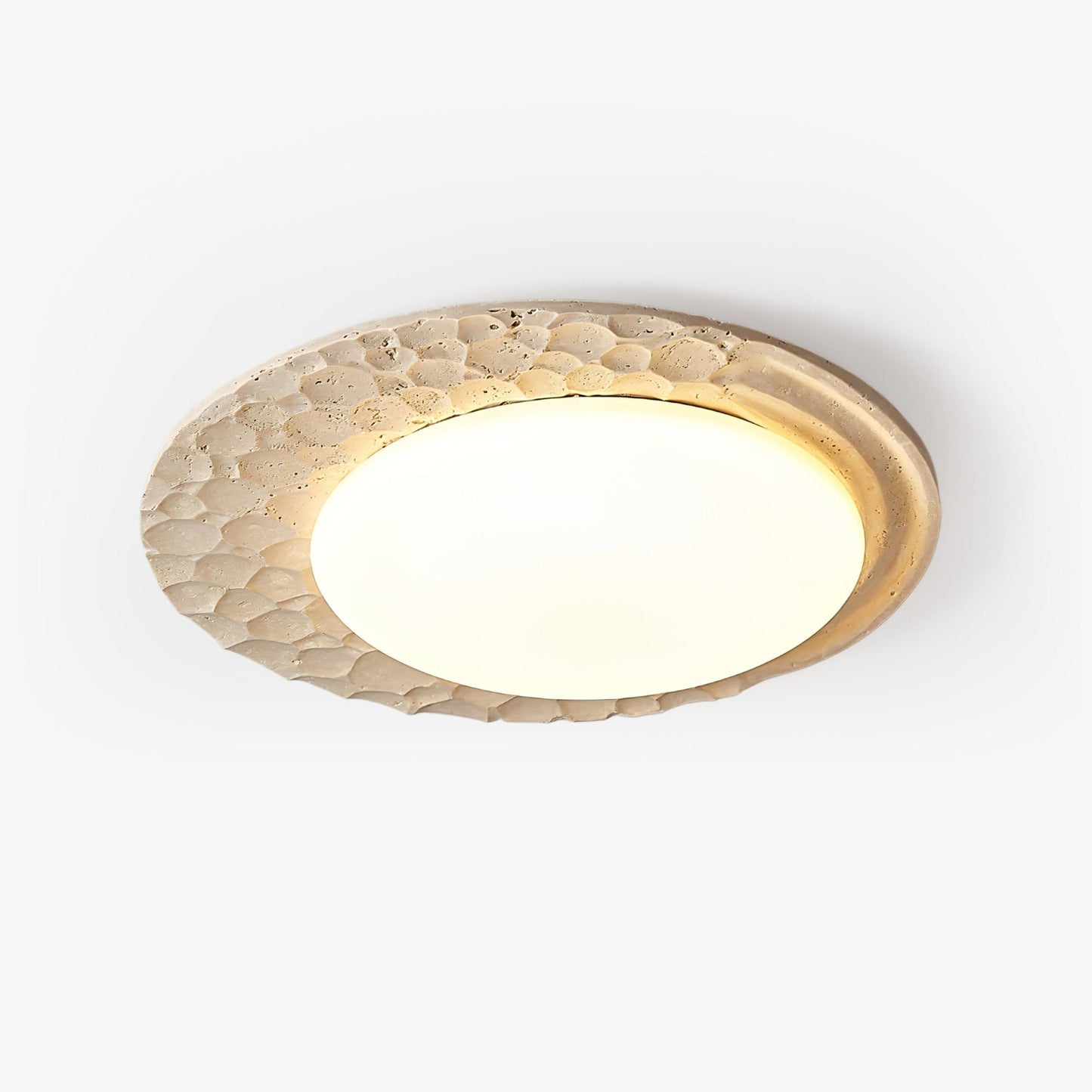 Venus Textured Stone Ceiling Light