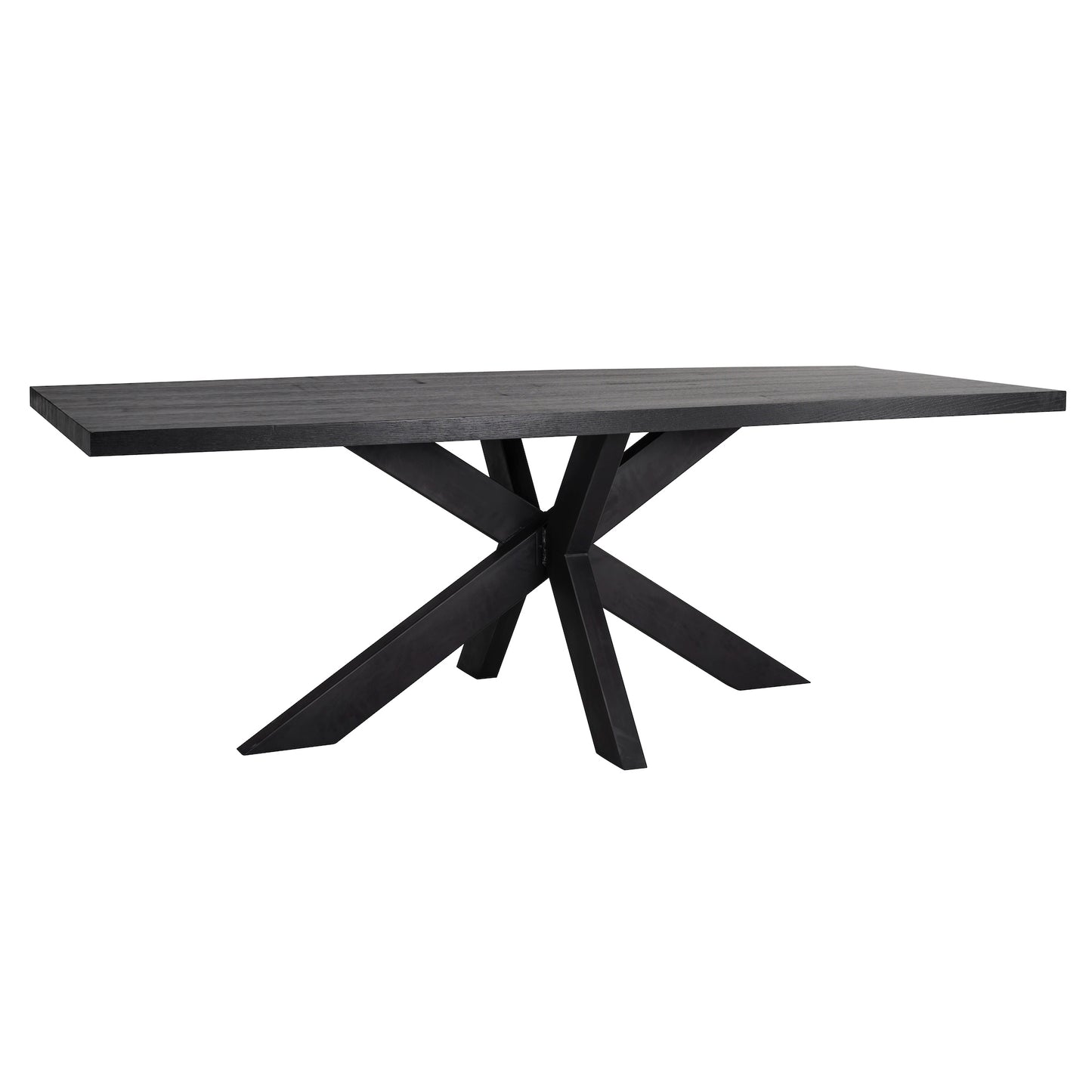 Industrial Chic Black Dining Table