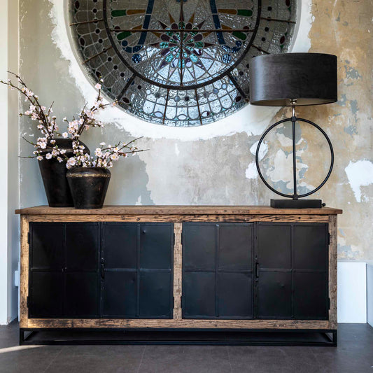 Industrial Recycled Wood Sideboard