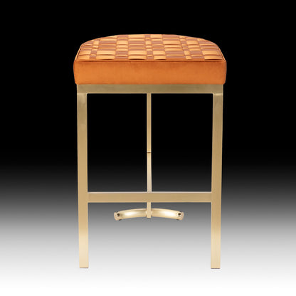 Interlaced Satin Bar Stool