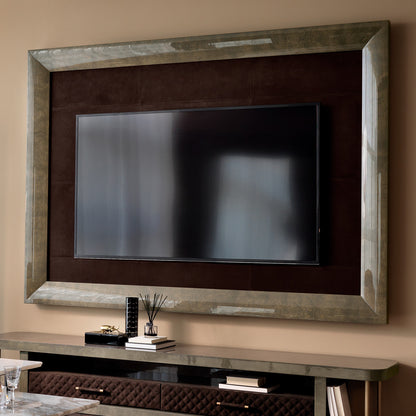 Italian Designer Media Unit With TV Wall Frame