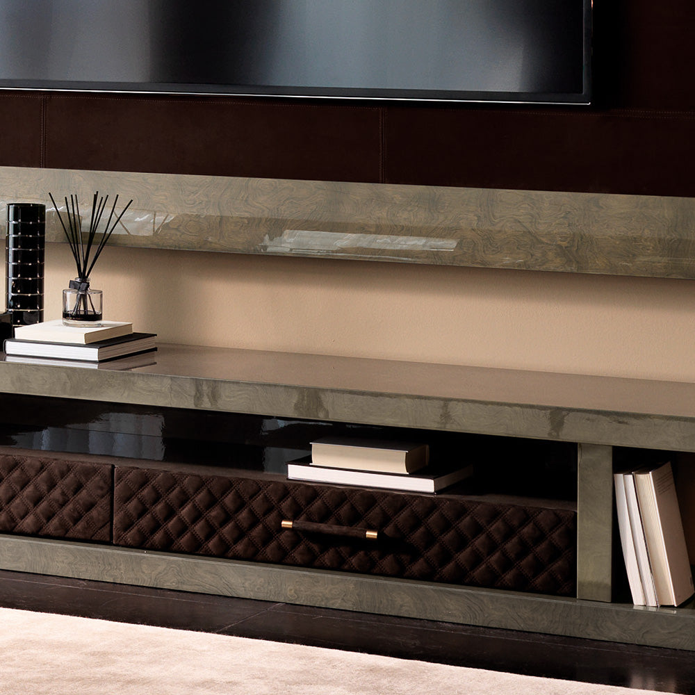 Italian Designer Media Unit With TV Wall Frame