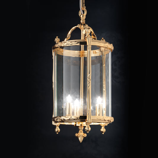 Italian Gold Lantern Ceiling Light