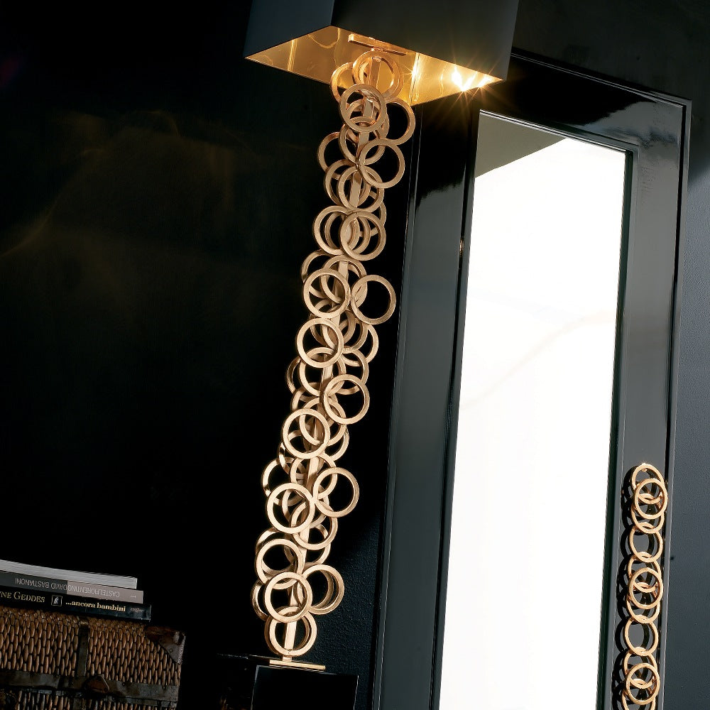 Italian High End Contemporary Gold Floor Lamp
