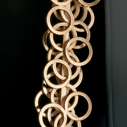 Italian High End Contemporary Gold Floor Lamp