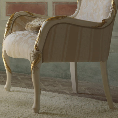 Italian Rose And Ribbon Armchair