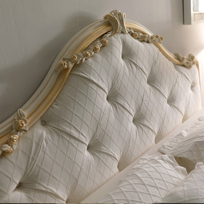 Italian Rose Detail Luxury Bed