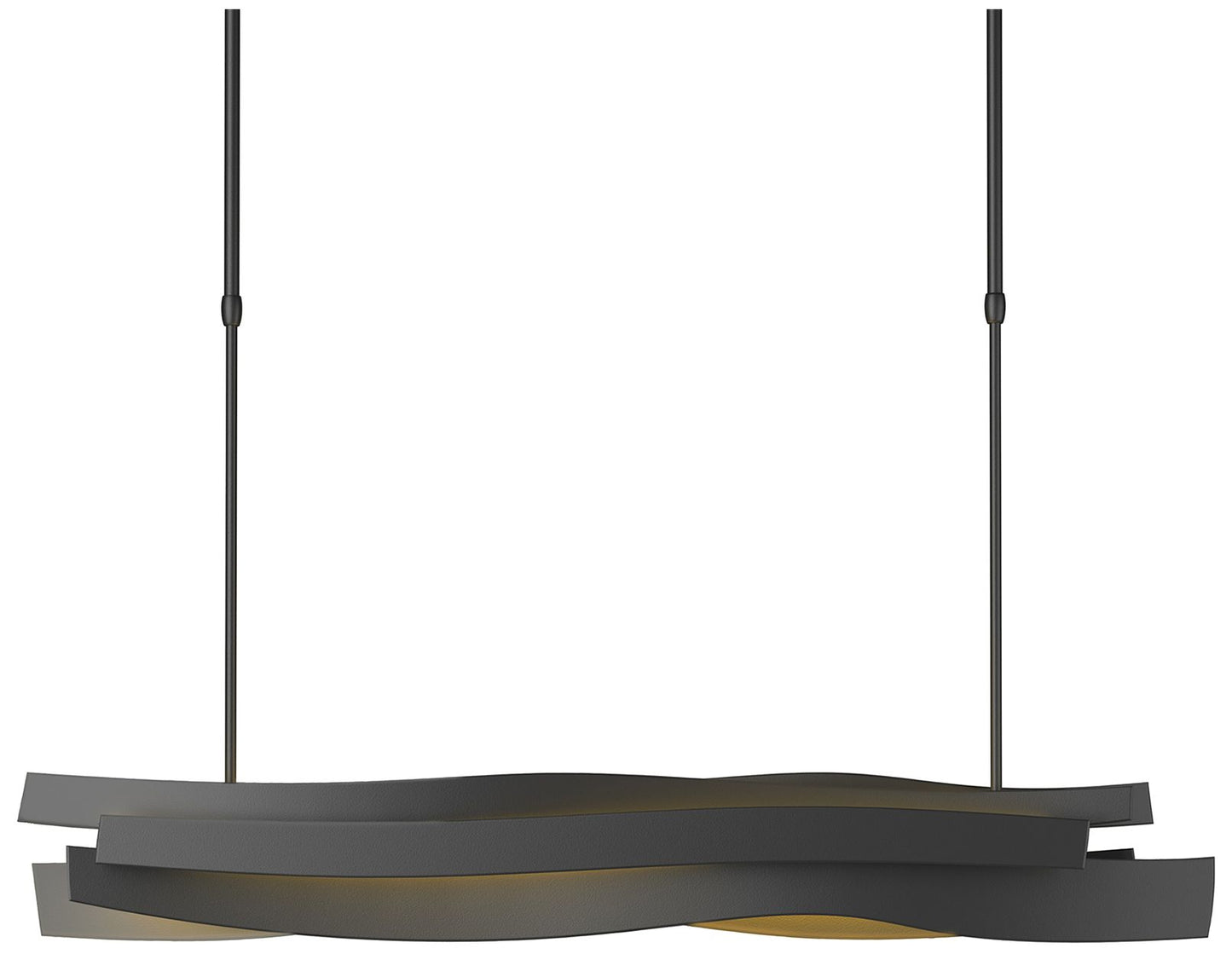 Landscape LED Pendant  - Black Finish - Standard Height