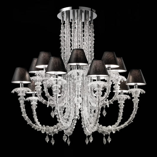 Large Italian Murano Glass Chandelier