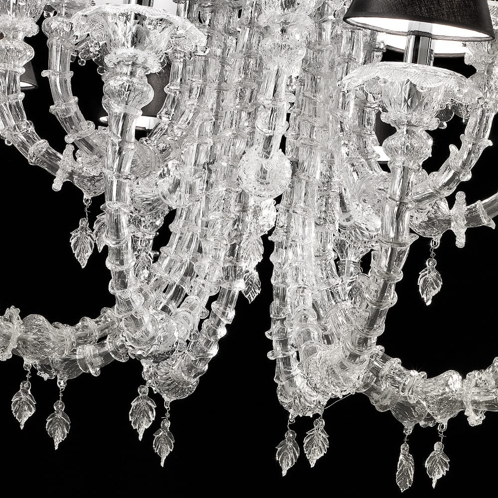 Large Italian Murano Glass Chandelier