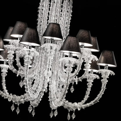 Large Italian Murano Glass Chandelier