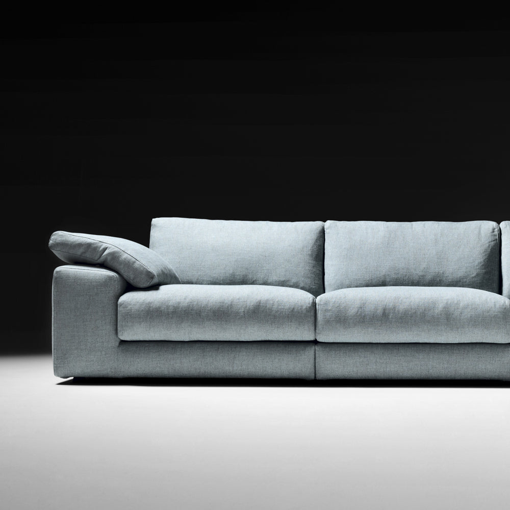 Large Linen Designer Modular Sofa