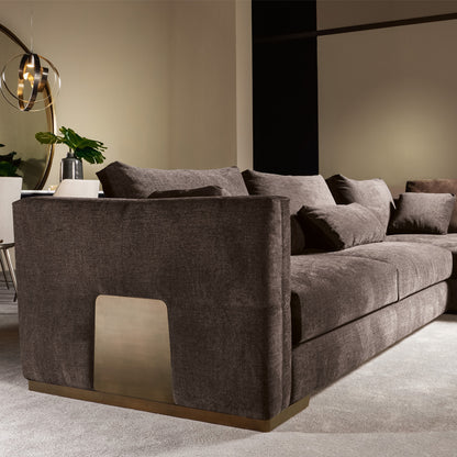 Large Modern Italian Corner Sofa