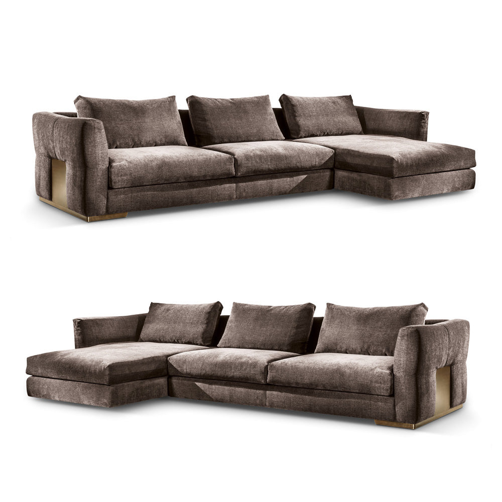 Large Modern Italian Corner Sofa