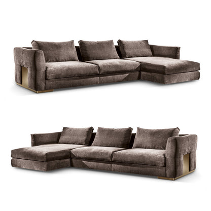 Large Modern Italian Corner Sofa