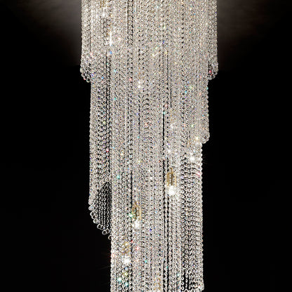 Large Modern Italian Stairwell Chandelier