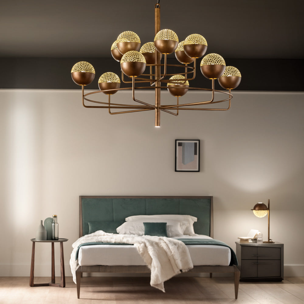 Large Modern Round Pendant Chandelier