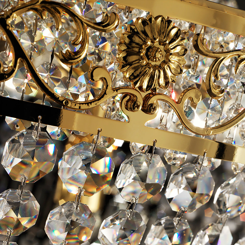 Large Crystal Empire Chandelier