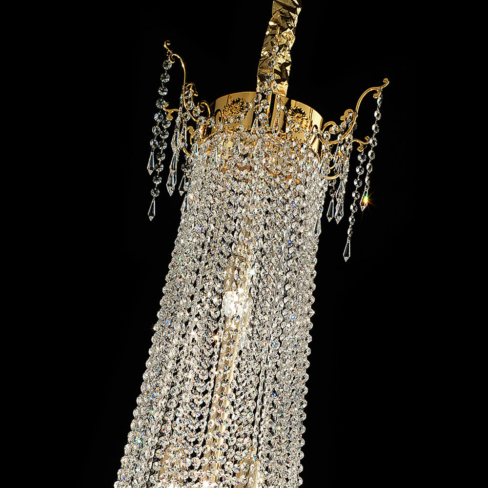 Large Crystal Empire Chandelier