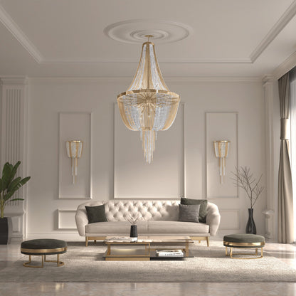 Large Crystal Luxurious Empire Chandelier