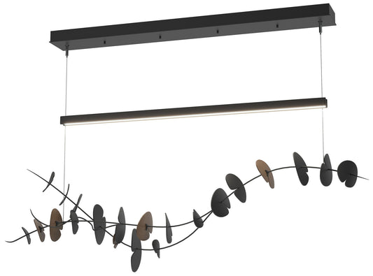 Lily LED Pendant - Black - Bronze