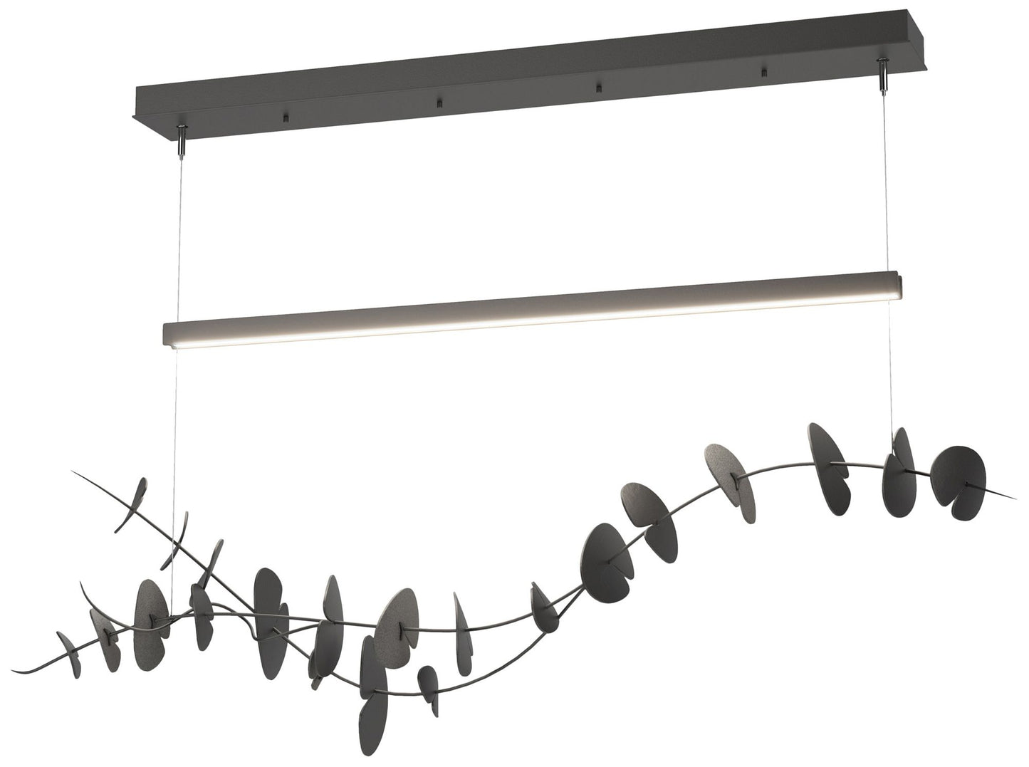 Lily LED Pendant - Black - Iron