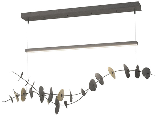 Lily LED Pendant - Iron - Modern Brass