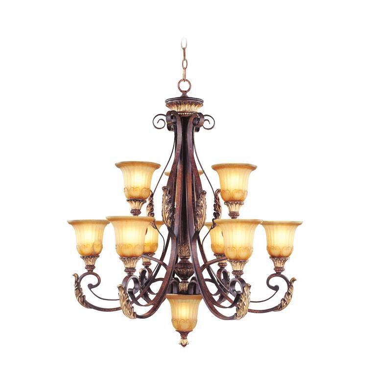 Livex Lighting Villa Verona 33 Inch 10 Light Chandelier Cp108400