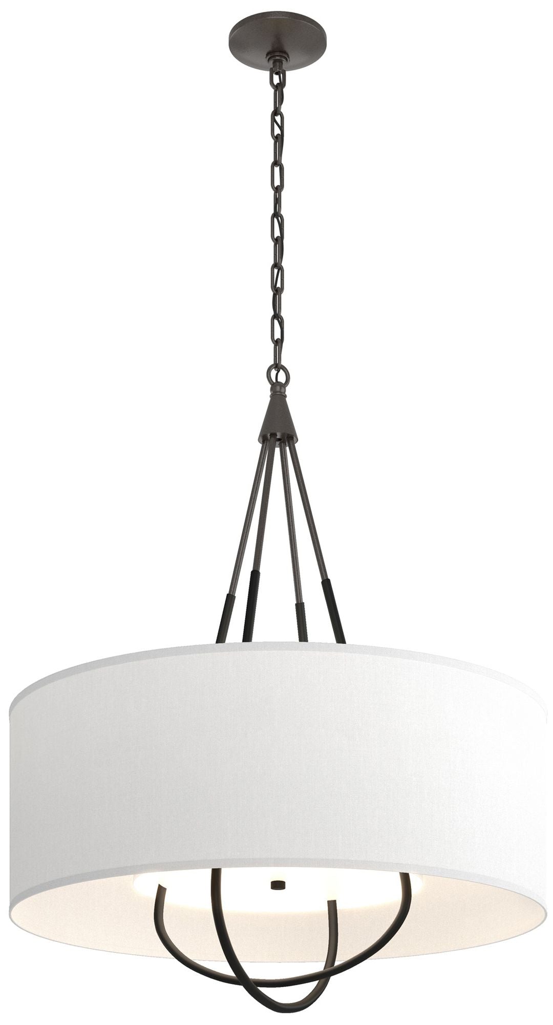 Loop Pendant - Oil Rubbed Bronze - Black - Anna Shade