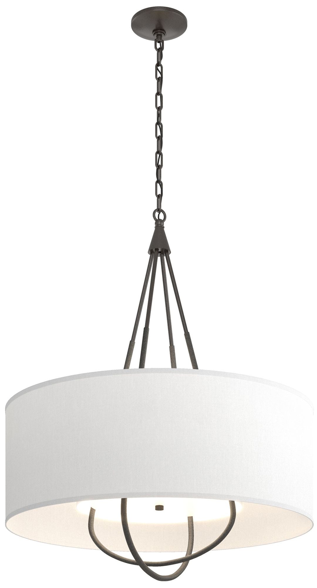 Loop Pendant - Oil Rubbed Bronze - Iron - Anna Shade