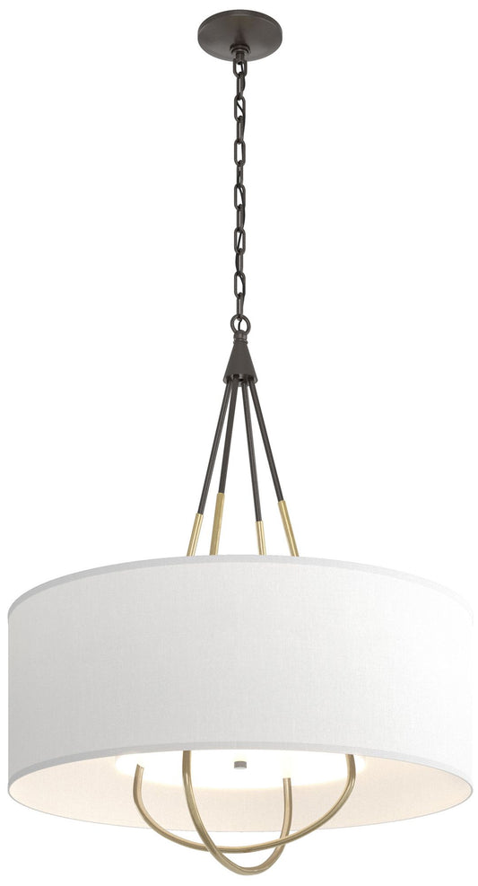 Loop Pendant - Oil Rubbed Bronze - Modern Brass - Anna Shade