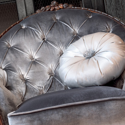 Louis Button Upholstered Armchair