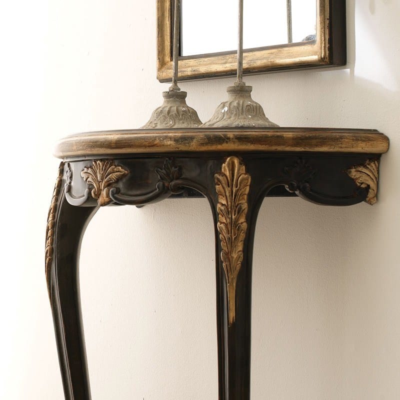 Luxurious Italian Wall Fixing Console Table