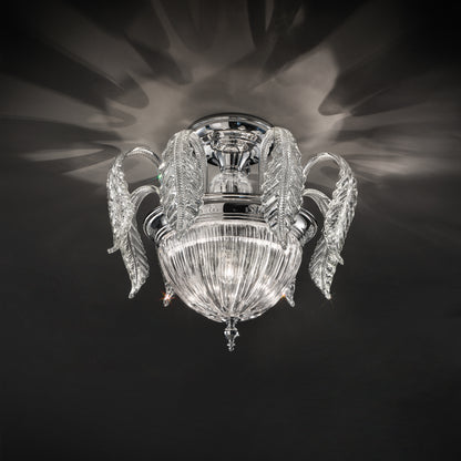Luxury Acanthus Empire Glass Ceiling Light