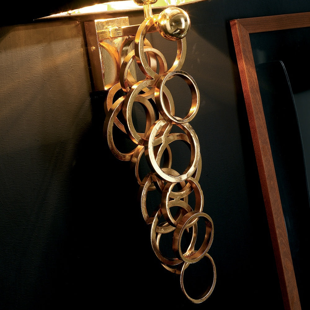 Luxury Contemporary Italian Gold Wall Lamp