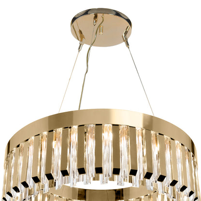 Luxury Designer 24 Carat Gold Plated Chandelier