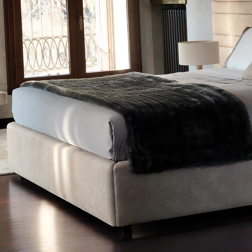 Luxury Designer Bed With Wide Headboard