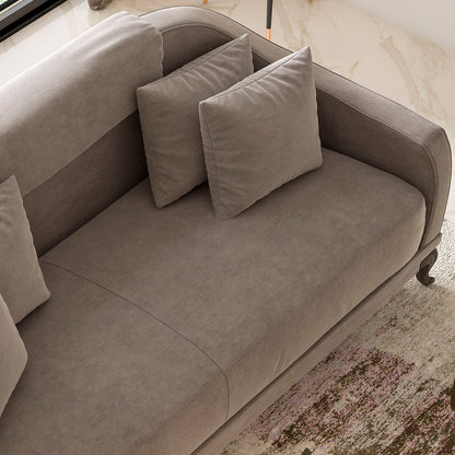 Luxury Designer Italian Curved Sofa