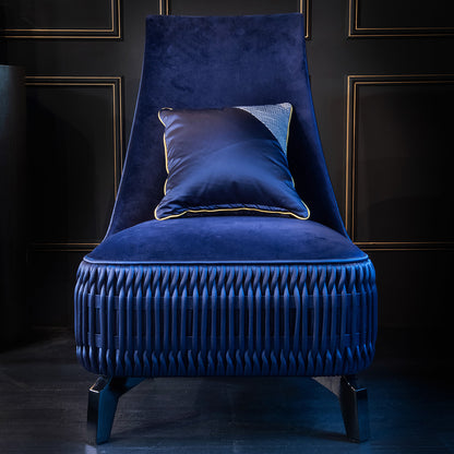 Luxury Designer Upholstered Low Occasional Chair