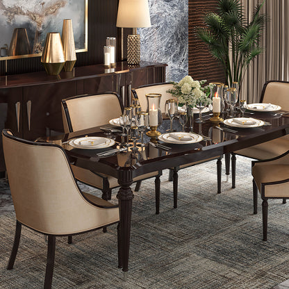 Luxury Exclusive Dining Table And Chairs Set