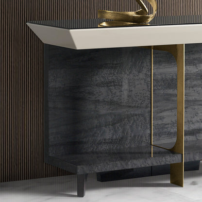 Modern Veneer Console Table