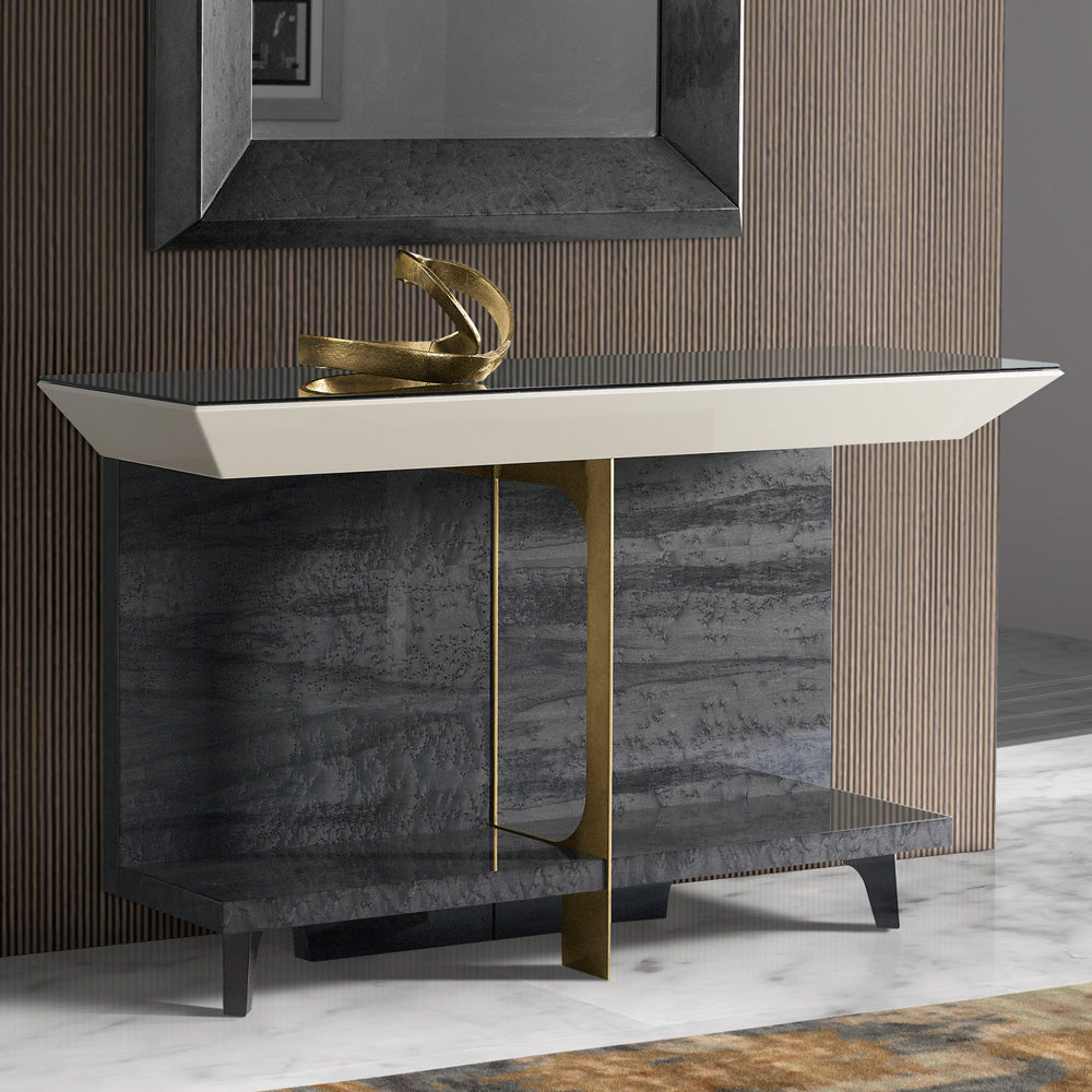 Modern Veneer Console Table