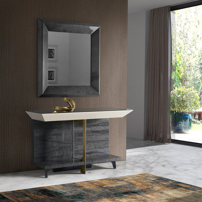 Modern Veneer Console Table