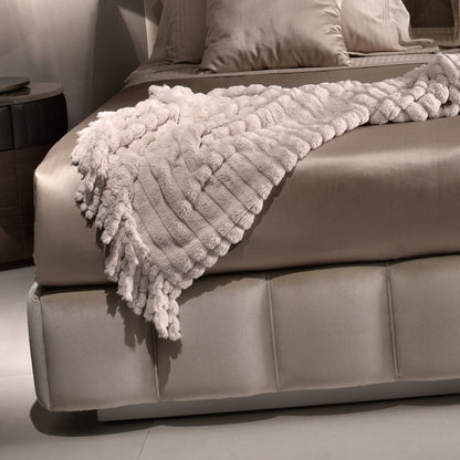 Luxury Designer Velvet Upholstered Bed