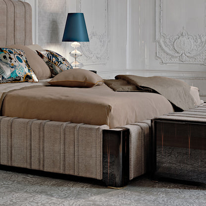 Luxury Italian Leather Upholstered Bed