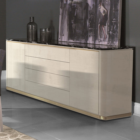 Luxury Modern Sideboard With Marble Top