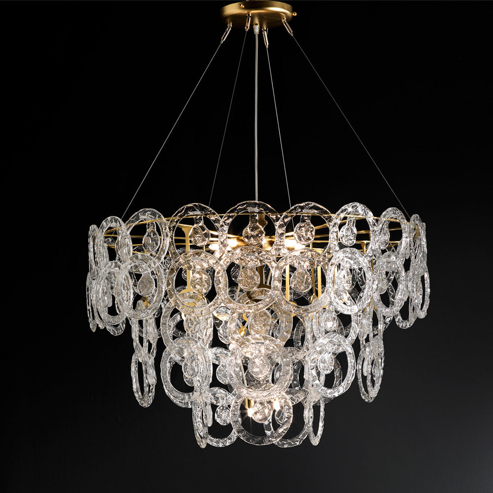 Luxury Murano Glass Ring Chandelier