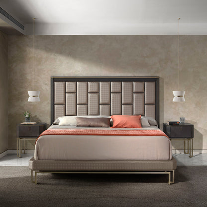 Luxury Panel Upholstered Bed